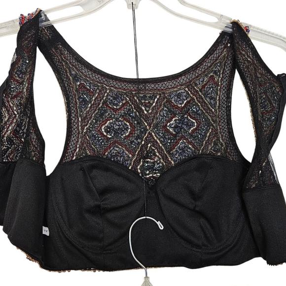 Cassandra Stone by Mac Duggal Beaded 2 Piece Maxi Length Prom Dress Gown Size 2 - Picture 12 of 16